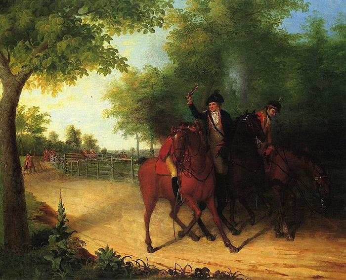 James Peale The Ambush of Captain Allan McIane France oil painting art